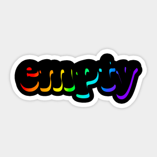 empty Sticker